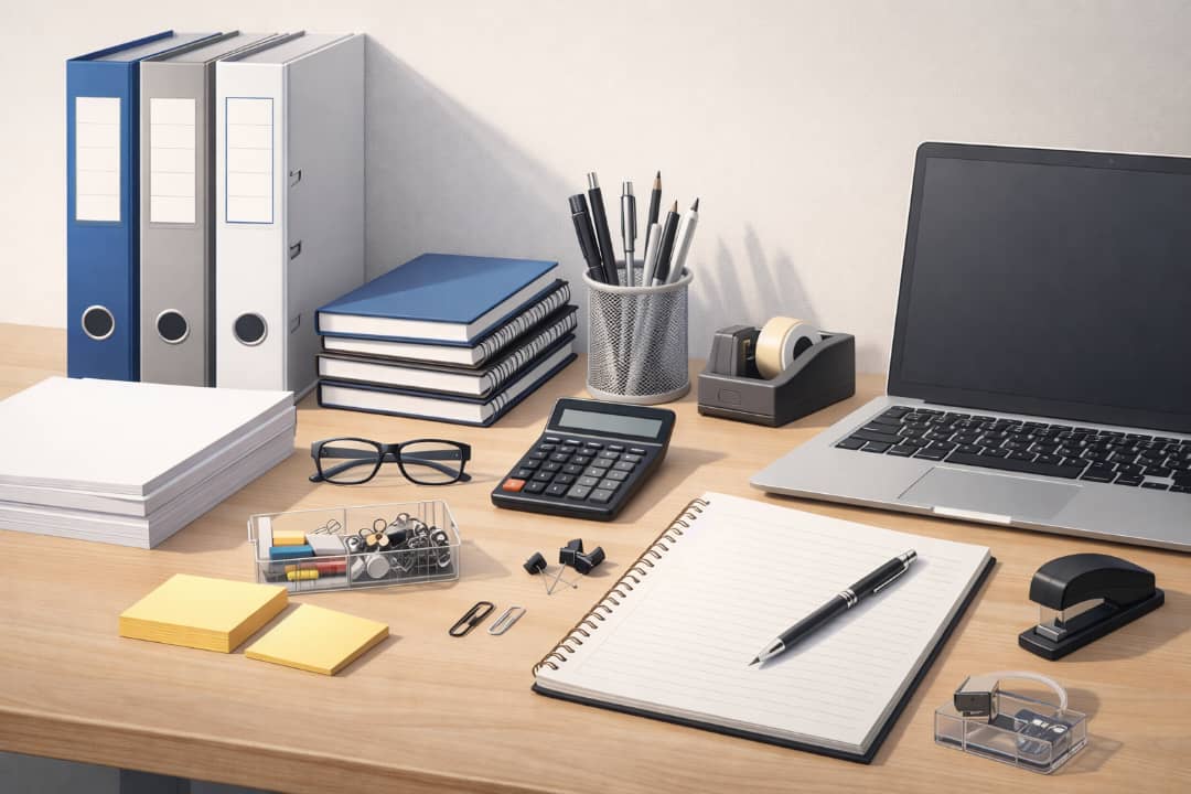 Fournitures de bureau